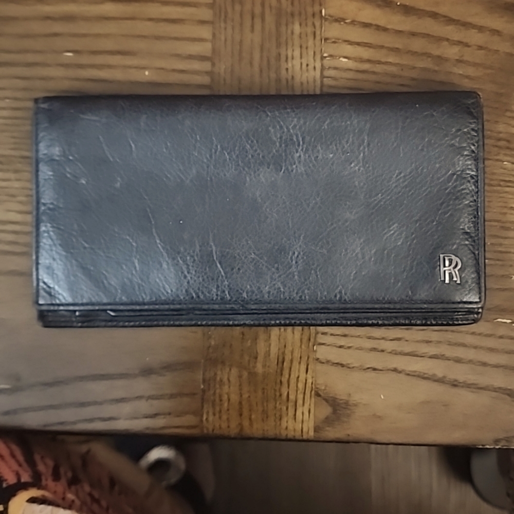 Rolls Royce Connolly Leather Checkbook wallet